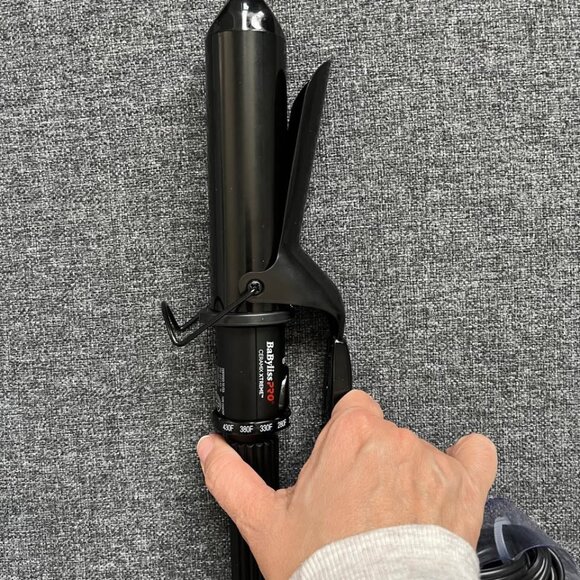 BaBylissPRO 1 1/2” Ceramix Xtreme Dual Voltage Ceramic Curling Iron NEW - Picture 7 of 8